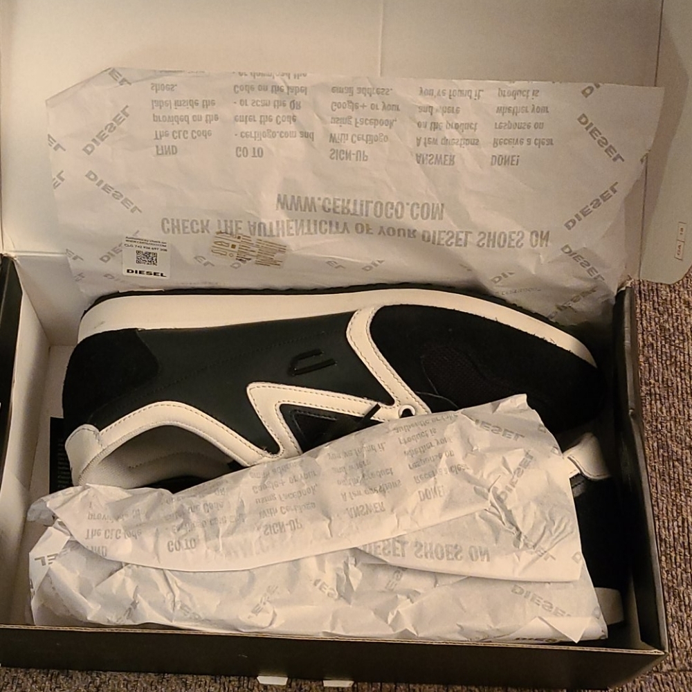 New Black Diesel E-Boojix Running Shoes
